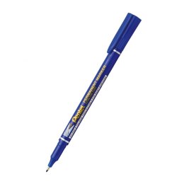 Marker permanentny Pentel, niebieski 0,6-1,0mm okrągła końcówka (NF450)