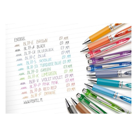 Pióro kulkowe wkład zielone Pentel