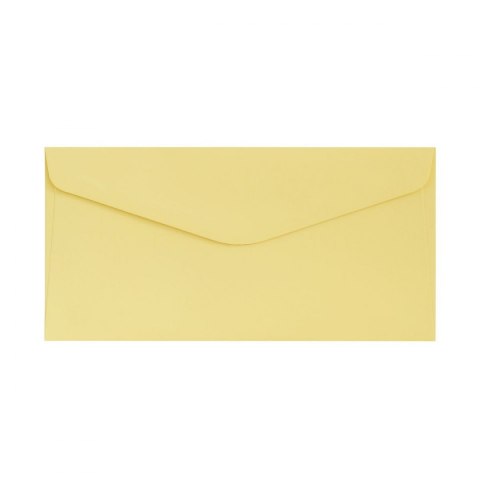 Koperta gładki satynowany DL żółty Galeria Papieru (280137) 10 sztuk