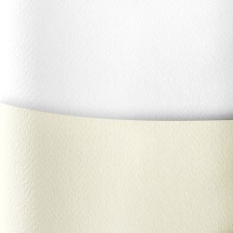 Papier ozdobny (wizytówkowy) Galeria Papieru savanna biały 20 arkuszy A4 - biały 200g (204801)