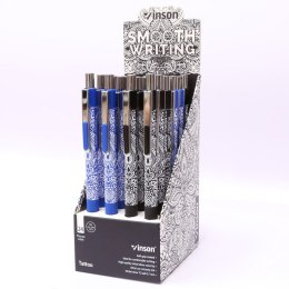 Długopis olejowy Vinson Fashion 103 MANDALA niebieski 0,7mm