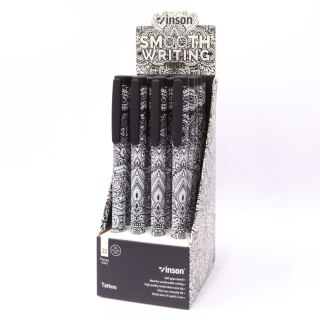 Długopis olejowy Fashion A3 MANDALA wkład niebieski 0,7mm Vinson