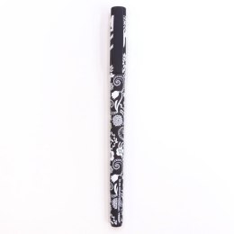 Długopis olejowy Vinson Fashion A71 KWIATY BLACK-WHITE niebieski 0,7mm