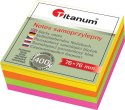 Notes samoprzylepny Titanum mix fluo 400k [mm:] 76x76 (YGSF-02)