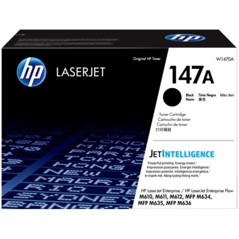 Toner HP 147A do LaserJet Enterprise M610dn | 10 500 str. | black