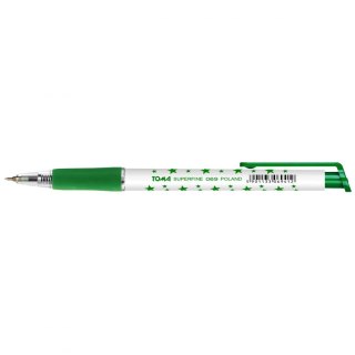 Długopis czarny gwiazdki wkład czarny 0,5mm Toma (TO-069 3 2)
