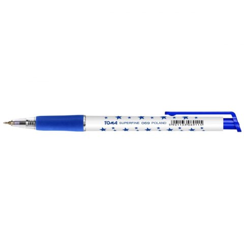 Długopis Toma niebieski gwiazdki niebieski 0,5mm (TO-069) Długopis Toma niebieski gwiazdki niebieski 0,5mm (TO-069)