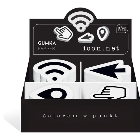 Gumka do mazania Interdruk ICON NET (IGUMKAICON.N) Gumka do mazania Interdruk ICON NET (IGUMKAICON.N)