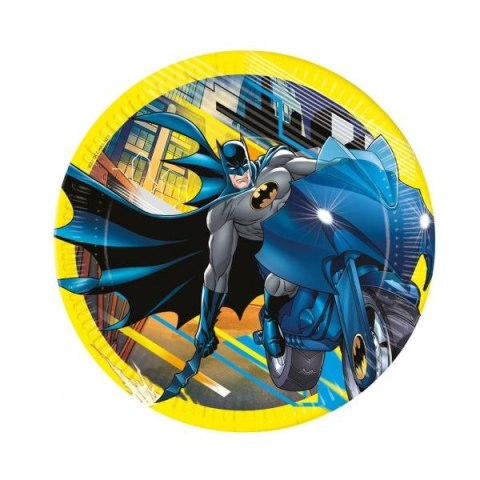 Talerz jednorazowy Godan Batman papier śr. 230mm 8 szt (93452) Talerz jednorazowy Godan Batman papier śr. 230mm 8 szt (93452)