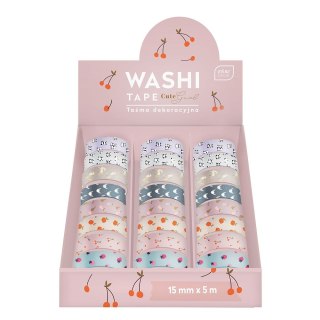 Taśma ozdobna taśma samoprzylepna CUTE GIRL 15x5 [mm x m] mix Interdruk (5902277303837)