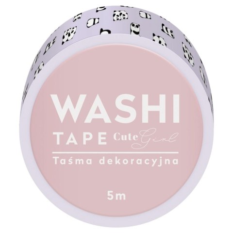 Taśma ozdobna taśma samoprzylepna CUTE GIRL 15x5 [mm x m] mix Interdruk (5902277303837)