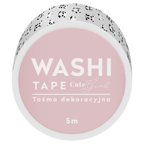 Taśma ozdobna taśma samoprzylepna CUTE GIRL 15x5 [mm x m] mix Interdruk (5902277303837)