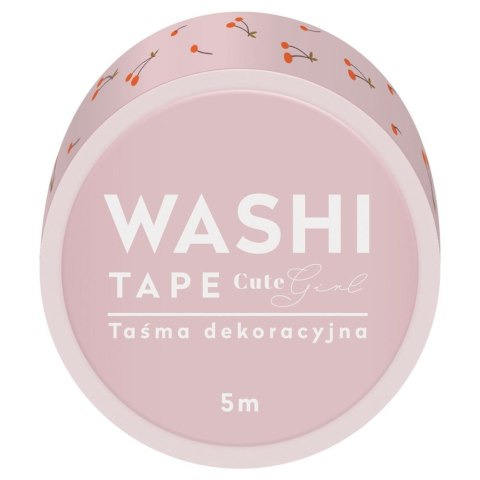 Taśma ozdobna taśma samoprzylepna CUTE GIRL 15x5 [mm x m] mix Interdruk (5902277303837)