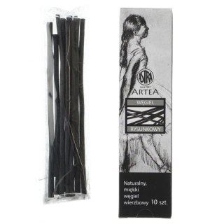 Węgiel rysunkowy 10 szt Artea (323115004)