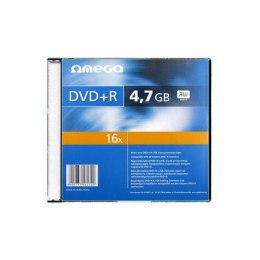 Dysk Omega DVD+R slim | 4,7GB | x16 | 10 szt.