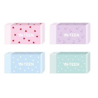 Gumka do mazania Pastel 4 wzory Noster