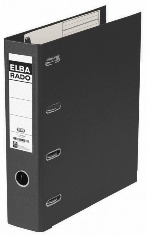 Segregator dźwigniowy podwójny mechanizm RADO A4 75mm czarny Elba (100551851)