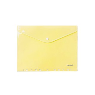 Teczka plastikowa na guzik A4 żółty Biurfol (TKZP-A4-03)