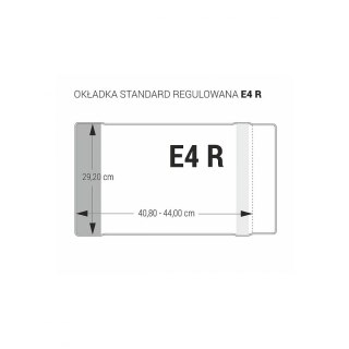Okładka Standard regulowana E4R [mm:] 292x408-440 Biurfol (OZK-57)