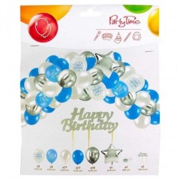 Zestaw party balony urodzinowe dla chłopca LUX - 53 elementy Arpex (KP6739)