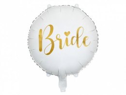 Balon foliowy Partydeco Bride 45 cm, biały 18cal (FB138)