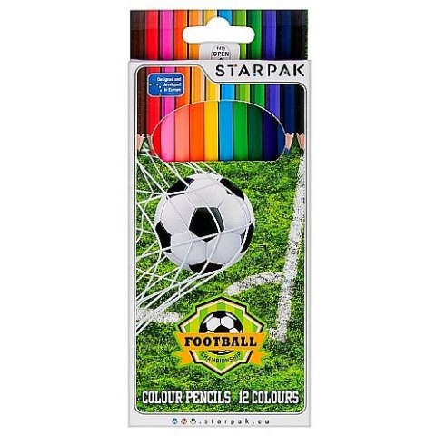 Kredki ołówkowe Starpak football 12 kol. (276561)