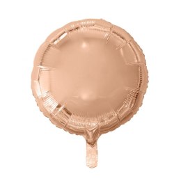Balon foliowy Godan okrągły różowo-złoty 18 cali 18cal (HS-O18CRZ)