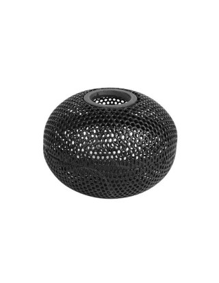 Przybornik na biurko kula na spinacze czarna czarny metal Tres