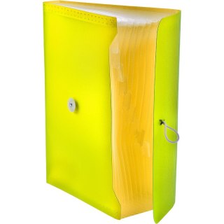 Teczka z przegródkami harmonijkowa A4 kolor: żółty 13 przegródek Tetis (BT622-Y)