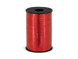 Wstążka Partydeco plastikowa 5mm czerwona 225m (PRM5-007)