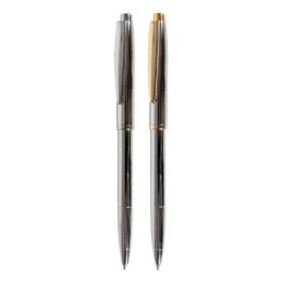 Długopis standardowy Cresco Maestro Chrom niebieski 1,0mm (5907464215641)