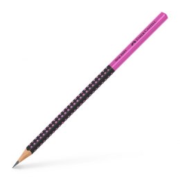 Ołówek Faber Castell Grip 2001 Two Tone czarny/różowy HB (517011FC)