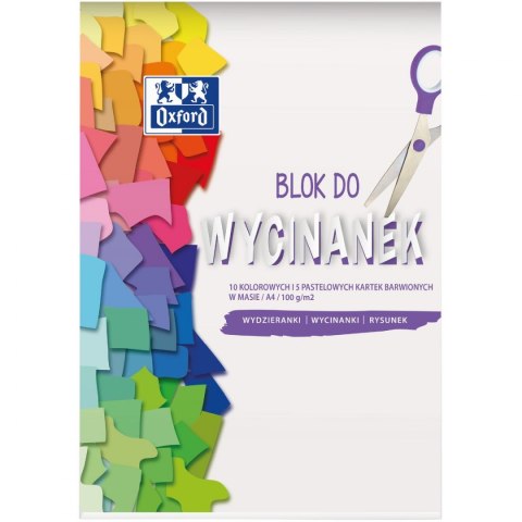 Papier kolorowy kolor A4 mix 15k. Oxford (400166084)