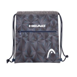 Plecak (worek) na sznurkach 3D Blue czarna Head (507022050)
