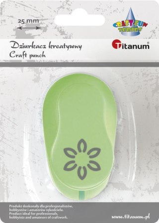 Dziurkacz ozdobny Craft-Fun Series 25mm kwiat Titanum (T-8810-2)
