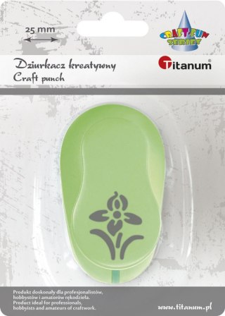 Dziurkacz ozdobny Craft-Fun Series 25mm kwiat Titanum (T-8810-85)