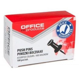 Pinezki Office Products beczułki kolor: mix 100 szt (18194019-99)