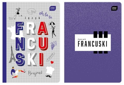 Zeszyt tematyczny Interdruk j.francuski A5 60k. krata (ZE60FRA) Zeszyt tematyczny Interdruk j.francuski A5 60k. krata (ZE60FRA)