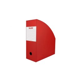 Pojemnik na dokumenty pionowy 11 cm A4 czerwony folia Biurfol (SE-37-07)