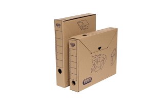 Pudło archiwizacyjne A4 Tric 10 brązowy tektura [mm:] 265x550x 340 Elba (100552622)