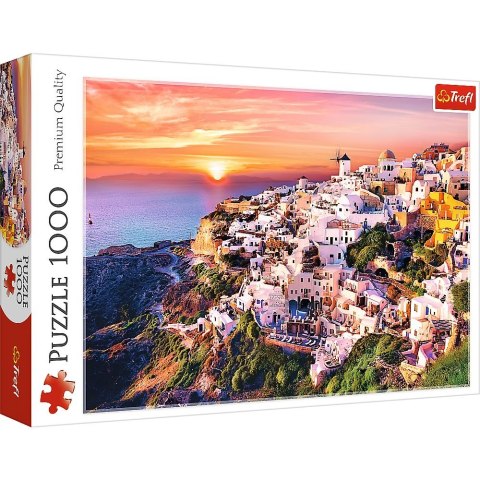 Puzzle Trefl ZACHÓD SŁOŃCA NAD SANTORINI 1000 el. (10435)