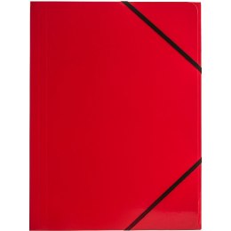 Teczka kartonowa na gumkę A4 czerwony 350g [mm:] 320x240 Tetis (BT600-C)