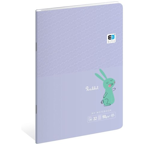 Zeszyt Black & Blue pastel A5 32k. 90g krata Interdruk (ZE32#BBP)