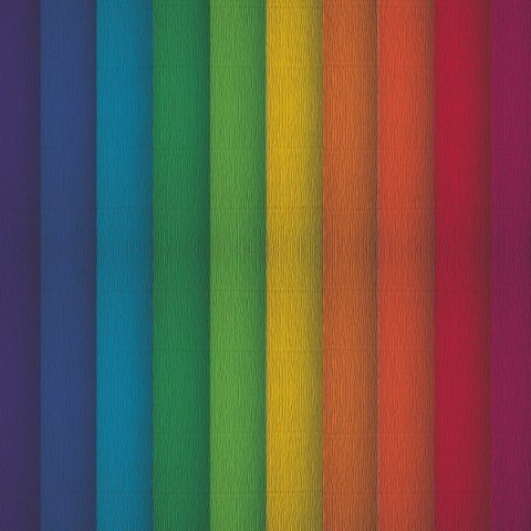 Bibuła marszczona tęcza mix mix 2000mm x 500mm TOP-2000 (400153931)