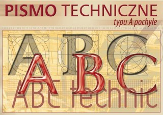 Blok do pisma technicznego pismo A pochyłe A4 10k Kreska