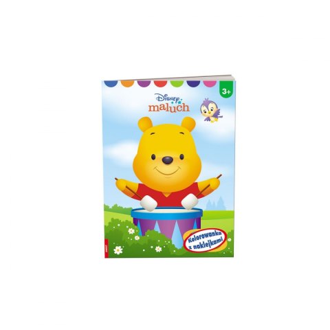 Książka dla dzieci EDisney Maluch. Kolorowanka z naklejkami Ameet