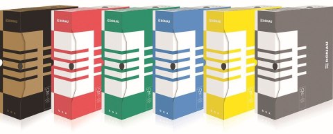 Pudło archiwizacyjne A4 żółty karton [mm:] 100x340x 297 Donau (7661301FSC-11)