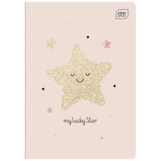 Zeszyt A5 GLITTER 16k. 70g linia Interdruk (ZE16K=GLI)