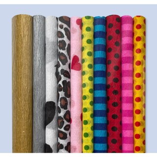 Bibuła marszczona mix wzory mix 250mm x 2000mm TOP-2000 (400153934)