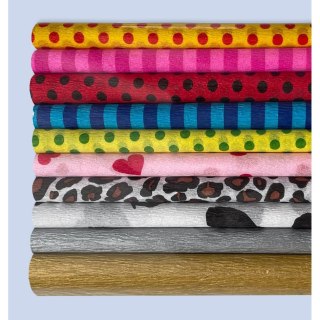 Bibuła marszczona mix wzory mix 250mm x 2000mm TOP-2000 (400153934)